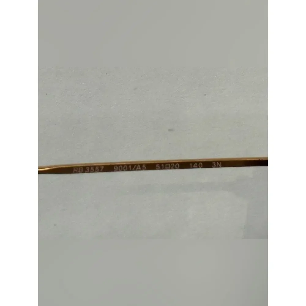 Ray-Ban RB3557 Gold RX Eyeglass Frames 51-20 Frames Only Prescription Ready